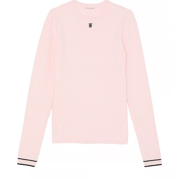 NWT VICTORIA'S SECRET
Luxe Cable-Knit Crewneck - Picture 3 of 3